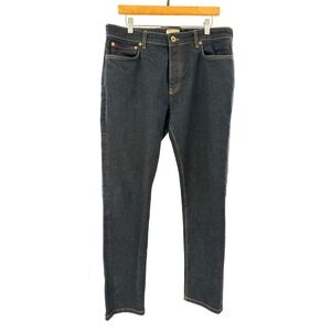 &SONS Denim Jeans Mens 36 Blue Brandon Workwear Slim Straight Rigid Indigo